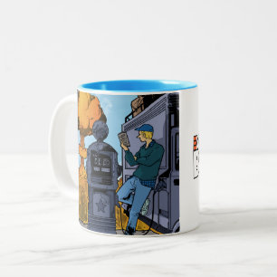 すべては大丈夫V1コーヒーマグ ツートーンマグカップ