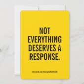 すべては応答カードに値カスタムしない シーズンカード (正面)