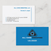 すべては掃除を-チャールズE.ヨセフBusiness車気にします 名刺 (正面/裏面)