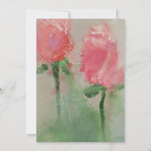 すべては来上のバラ 招待状 (正面)