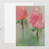 すべては来上のバラ 招待状 (正面/裏面)