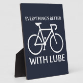 すべては潤滑剤で良くなる フォトプラーク (側面)