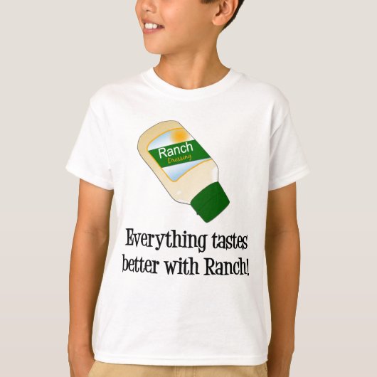 すべては牧場とよりよく味がします Tシャツ (正面)