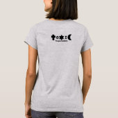 すべては理由のために起こりません Tシャツ (裏面)