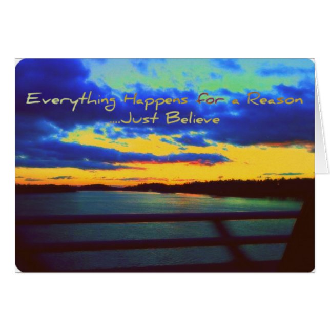 すべては理由のために…ちょうど信じます起こります (正面横)