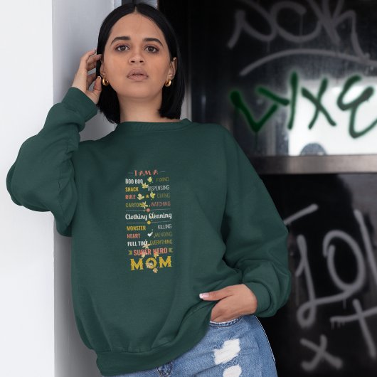 すべては私のヒーローすごいママである スウェットシャツ