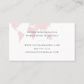 すべては編集可能世界地図を着色します 名刺 (裏面)