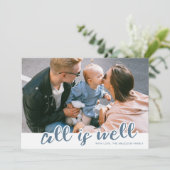 すべては良いクリスマス/休日のフォトカード シーズンカード (スタンド正面)