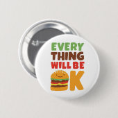 すべては良いハンバーガーです 缶バッジ (正面&裏面)