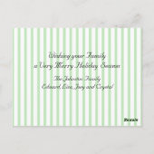 すべては良い、すべては明るい写真のクリスマス ポストカード (裏面)