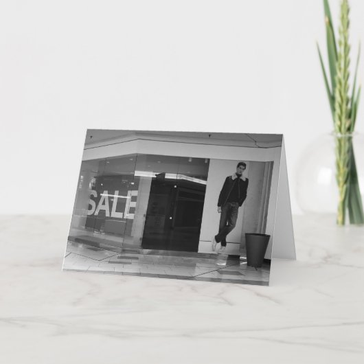 「すべては過ぎ去った」誕生日カード カード (正面)