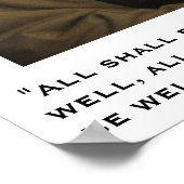 すべては順調に進むだろう – ノーウィッチのデイム・ジュリアン ポスター (角)