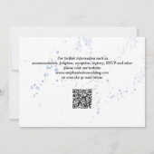 すべては、優雅な氷の結晶のための一つ結婚で 招待状 (裏面)