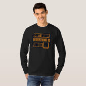 すべてはCtrl管理者の手中に ITスペシャリスト 管理者 Tシャツ (正面フル)