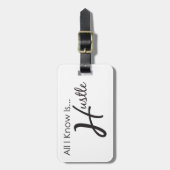 すべてはI Knowハッスルです ラゲッジタグ (正面縦)