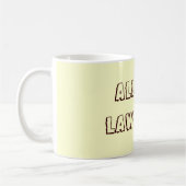 すべてはLawgiverを呼びます! コーヒーマグカップ (左)