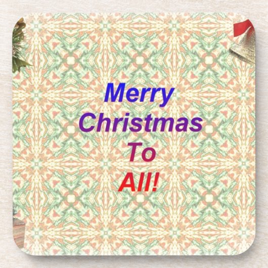 すべてへのメリークリスマス コースター (正面)
