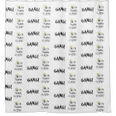 すべてまたはNOTHINの集団 シャワーカーテン (正面)