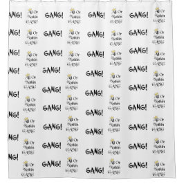 すべてまたはNOTHINの集団 シャワーカーテン