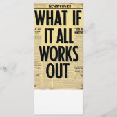 すべてもしがレトロ新聞のタイポグラフを作り出すもの メニュー (正面)