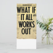 すべてもしがレトロ新聞のタイポグラフを作り出すもの メニュー (スタンド正面)