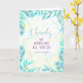 すべてをありがとう カード (黄色い花)