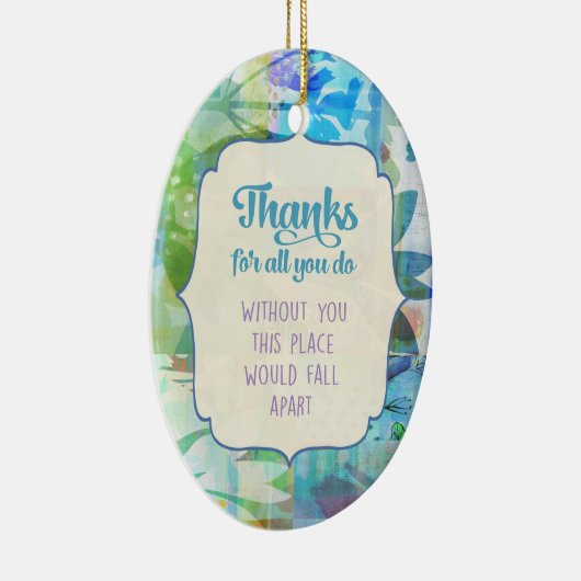 すべてをありがとう セラミックオーナメント (右)