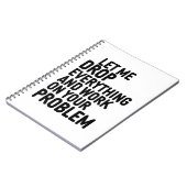 すべてをドロップ ノートブック (左側)