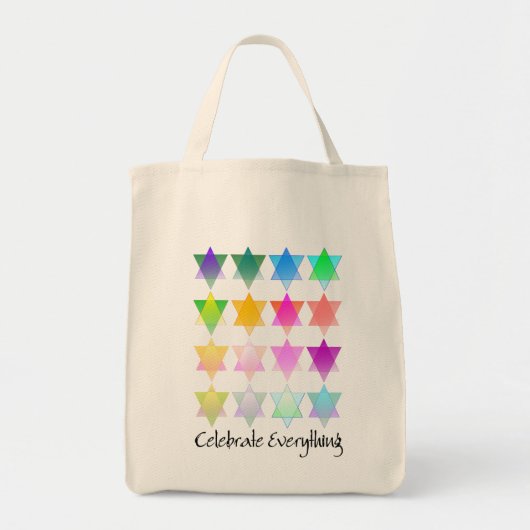 すべてをバッグ祝って下さい トートバッグ (正面)