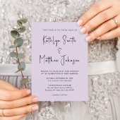 すべてを一つのスクリプモダントのミニマル結婚リスト 招待状