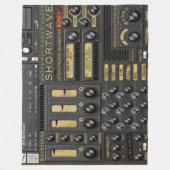 すべてを一面をおおってもらうハムオペレータのため フリースブランケット (正面)