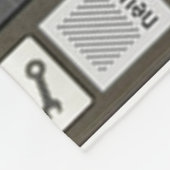 すべてを一面をおおってもらうハムオペレータのため フリースブランケット (角)