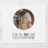 すべてを修正するパパのために» ビールラベル (シングルラベル)