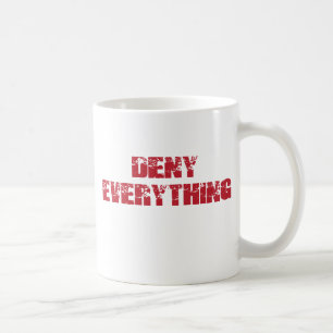 すべてを否定して下さい コーヒーマグカップ