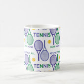 すべてを尊重し、恐怖なし – 緑/紫 コーヒーマグカップ (中央)