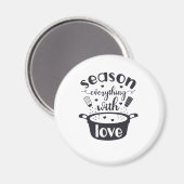 すべてを愛でシーズン冷蔵庫用マグネット マグネット (正面/裏面)