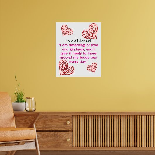 すべてを愛のまわりにす ポスター (リビング2)