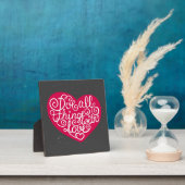 すべてを愛の赤で行う フォトプラーク (インサイチュ)