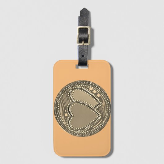 すべてを愛救する自分自身を作成 ラゲッジタグ (正面縦)