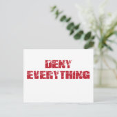 すべてを拒否 ポストカード (スタンド正面)