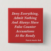 すべてを拒否 缶バッジ (正面)