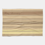 すべてを持つカップルのための記念日の贈り物 キッチンタオル (横)