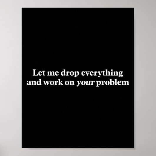 すべてを捨てて問題を解決しようフー ポスター (正面)