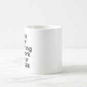 すべてを放棄してあなたの問題に取り組ませて コーヒーマグカップ (中央)