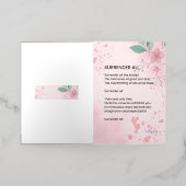 すべてを放棄 – エンパワメントやる気を起こさせるの詩 箔グリーティングカード (外側レイダウン)