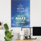 すべてを最高の引用文する ポスター (ホームオフィス)