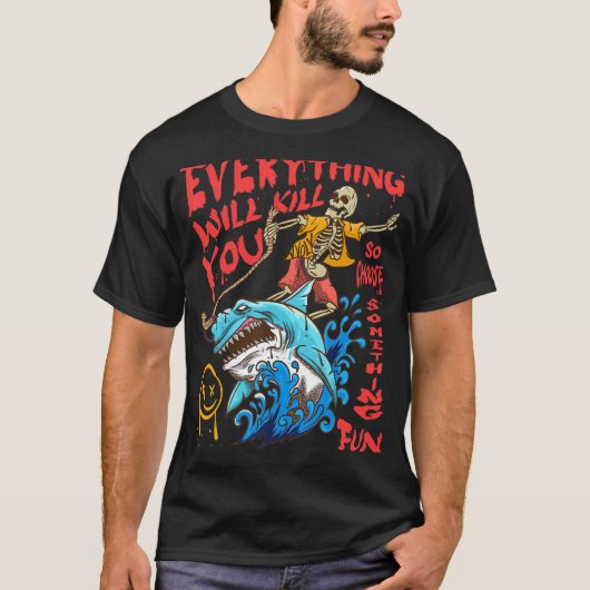 すべてを殺すから何かを選択おもしろい3 Tシャツ (正面)