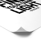 すべてを疑い、あなた自身の光を見つける、仏 ポスター (角)