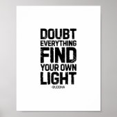 すべてを疑い、あなた自身の光を見つける、仏 ポスター (正面)