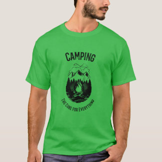 すべてを癒すキャンプのお友達 Tシャツ